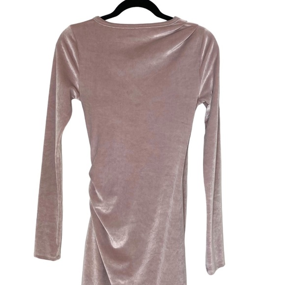 𝅺ARITZIA WILFRED FREE Klum Velvet Wrap Dress Size Small - Picture 10 of 14